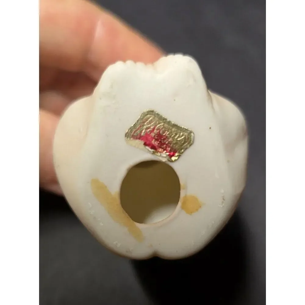Vintage Japan Bisque Porcelain Kewpie Doll Sitting Baby Figurine Small Decor